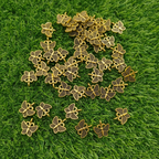 Antique Gold Butterfly Charms – Vintage Metal Pendants for DIY Jewelry & Craft Projects