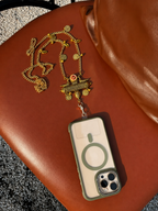 Traditional Royal Charm Phone Lanyard Necklace – Functional Elegance with Heritage Design